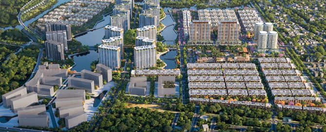 The Global City dự án township đầu tiên của nhà phát triển bất động sản hàng hiệu Masterise Homes được định vị trở thành downtown mới của TP HCM và thành phố Thủ Đức.