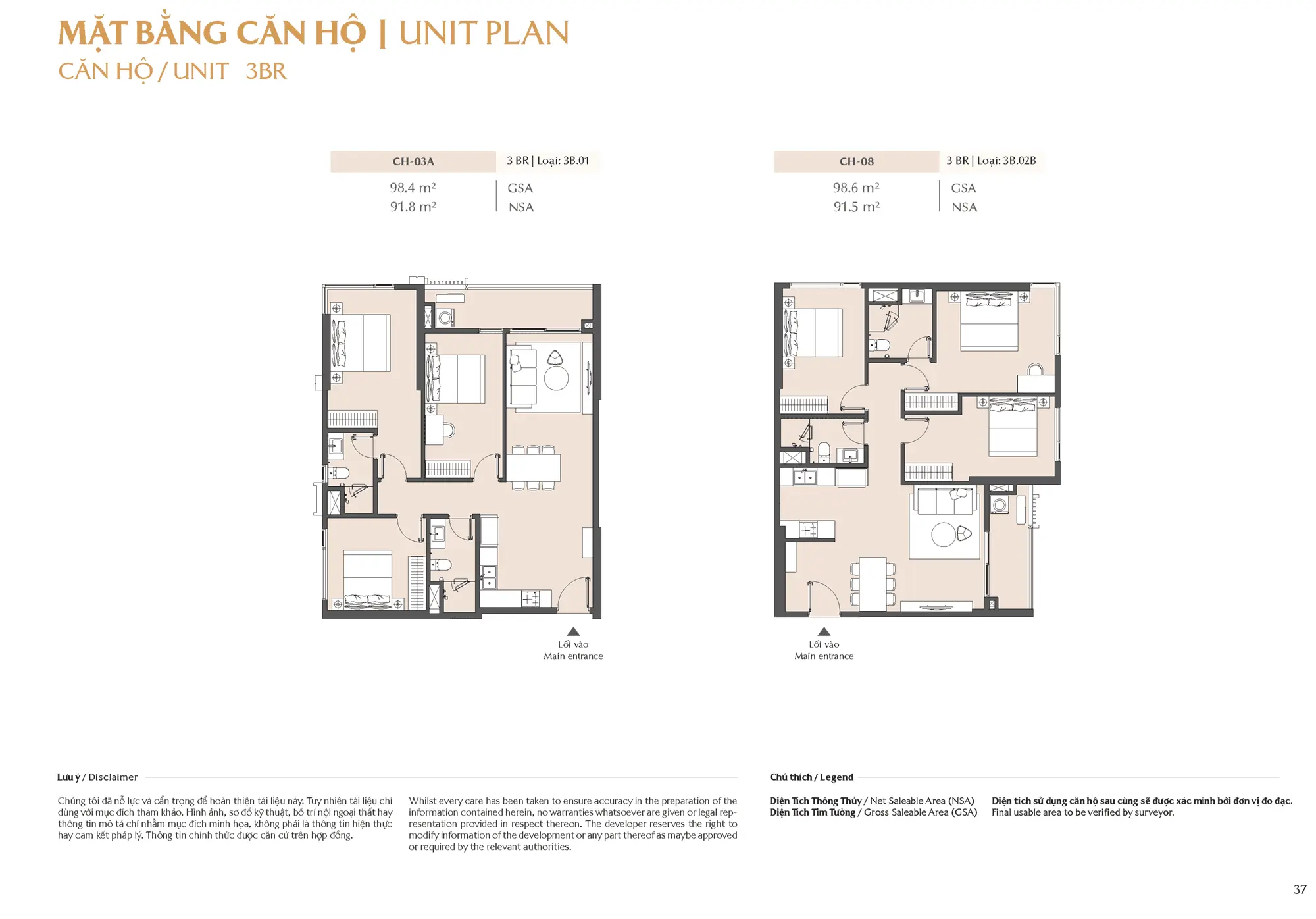 Layout căn hộ 3 phòng ngủ CH-03A và CH-08 dự án Masteri Park Place, diện tích khoảng 98m², không gian rộng rãi lý tưởng cho gia đình đa thế hệ.Layout căn hộ 3 phòng ngủ CH-03A và CH-08 dự án Masteri Park Place, diện tích khoảng 98m², không gian rộng rãi lý tưởng cho gia đình đa thế hệ.