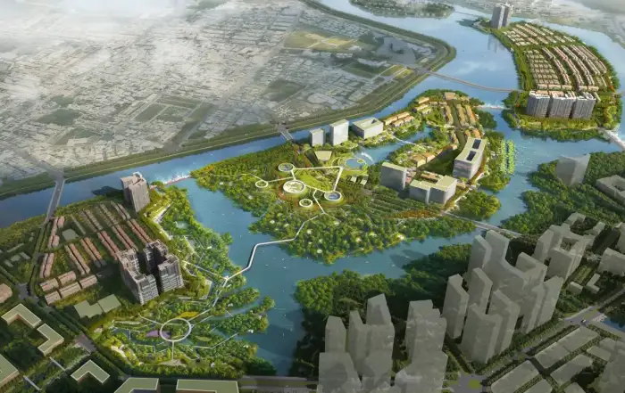 Toàn cảnh khu đô thị Charmora City - Khu đô thị ven sông kề biển quốc tế tại Nam Nha Trang.